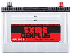 Exide Genplus - genset batteries